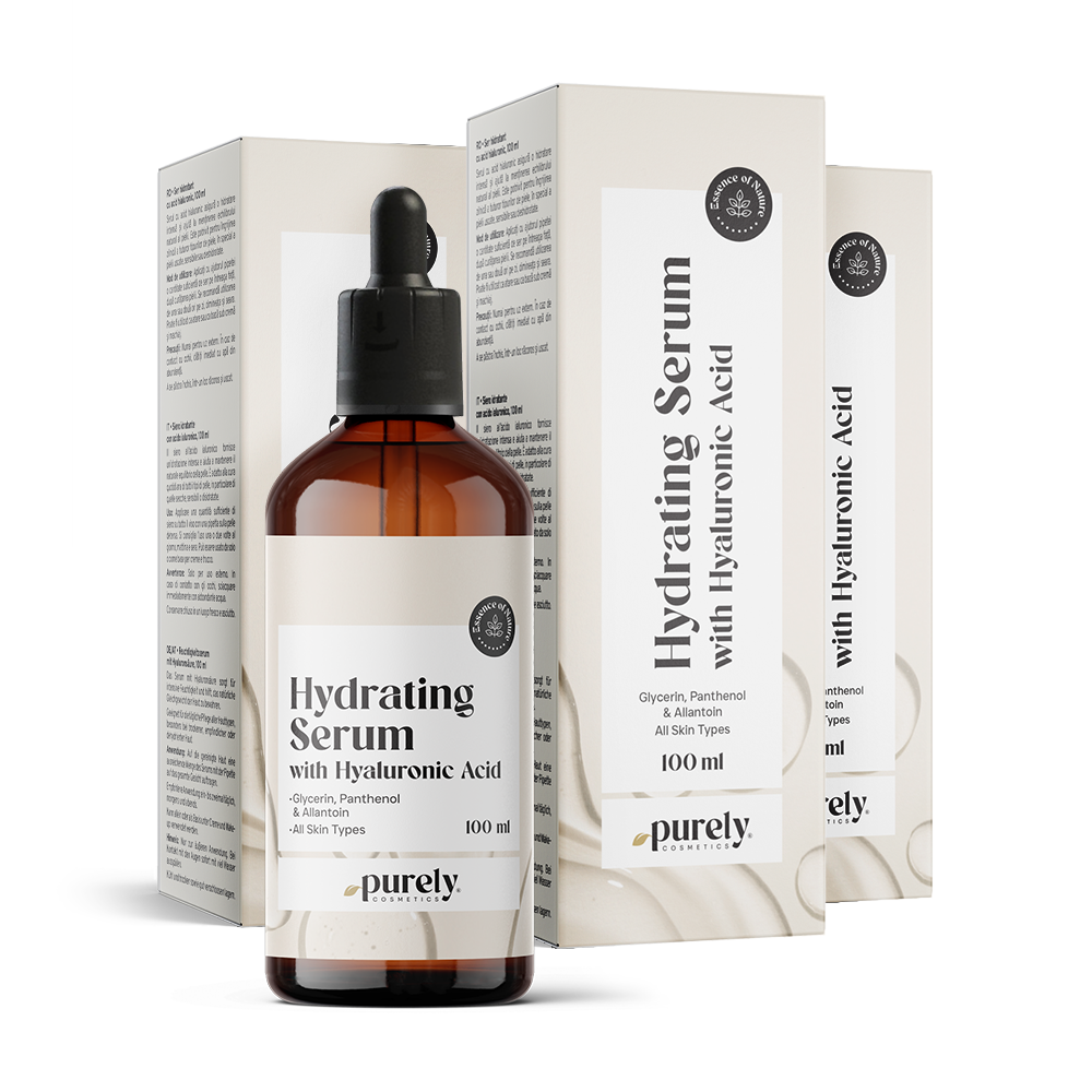 3x Hydrating Serum with Hyaluronic Acid, total 300 ml
