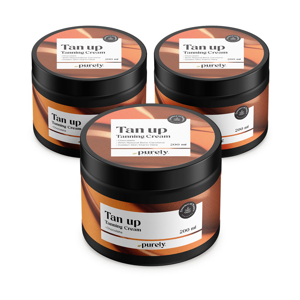 3x Tan up Tanning Cream – Chocolate, total 600 ml