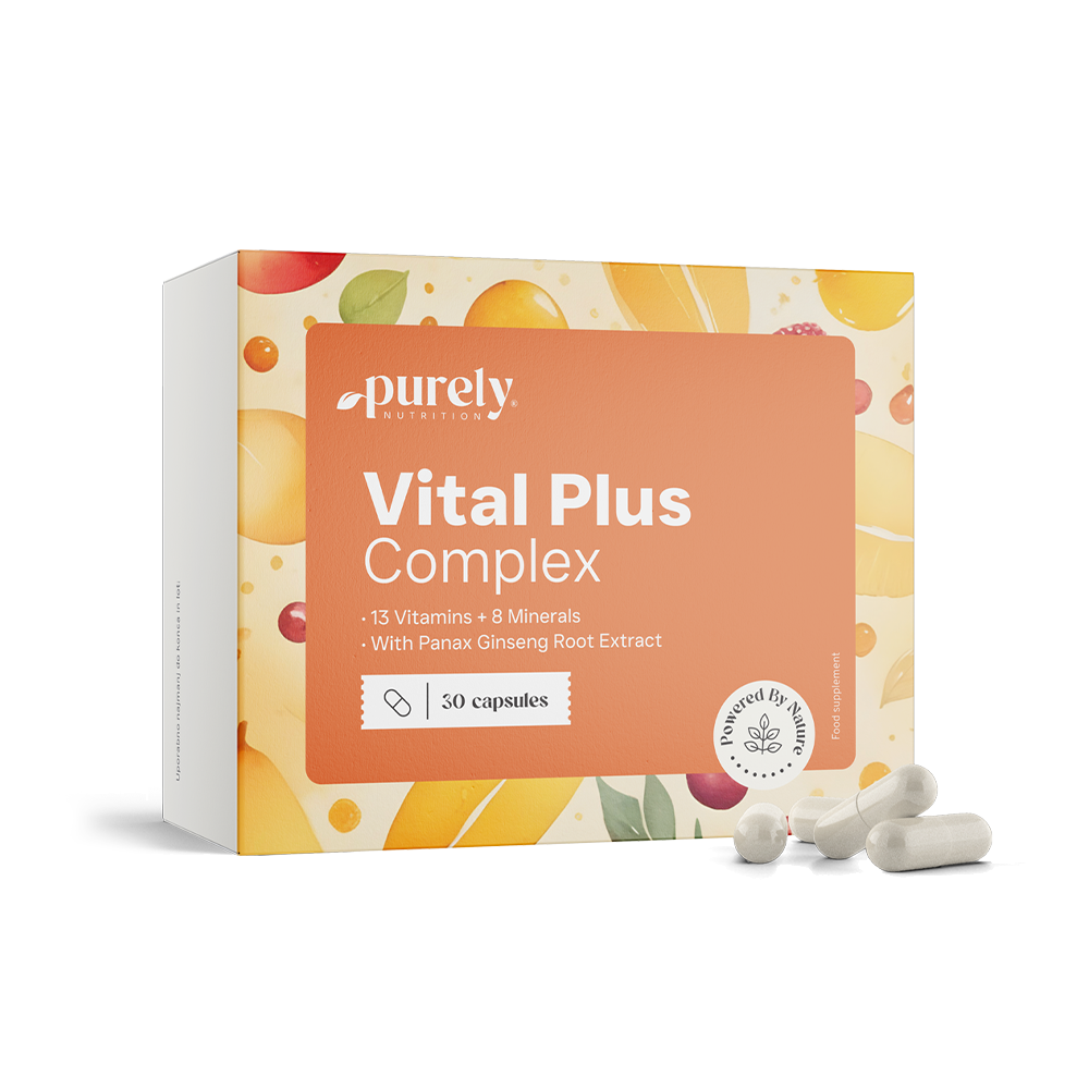 Vital Plus Complex - multivitamins and minerals with ginseng.