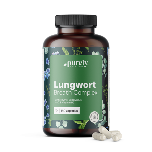 Lungwort Breath Complex – Lungwort with Thyme and Eucalyptus, 180 capsules