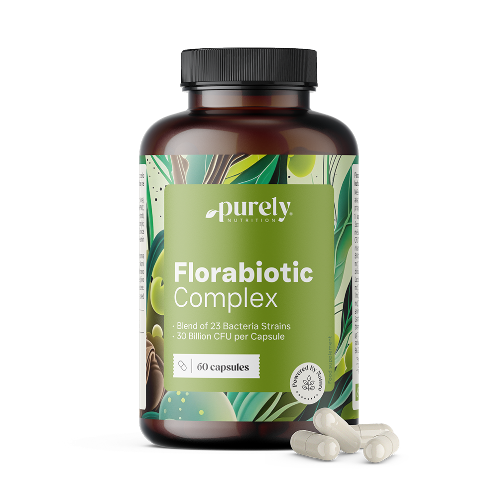 Florabiotic Complex – Symbiotic Formula with 30 Billion CFU, 60 capsules
