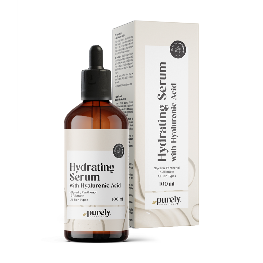 Moisturizing serum with hyaluronic acid.