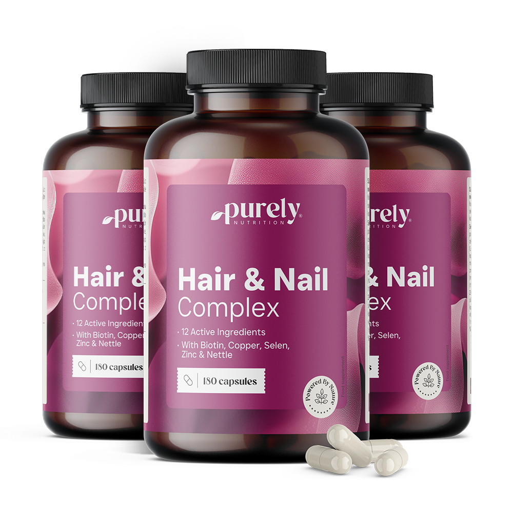 3x Hair & Nail Complex – Vitamins and Minerals for Hair and Nails, total 540 capsules