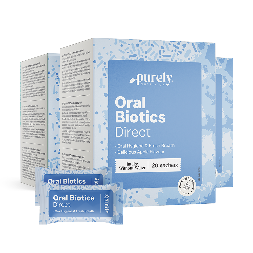 3x Oral Biotics DIRECT, total 60 sachets